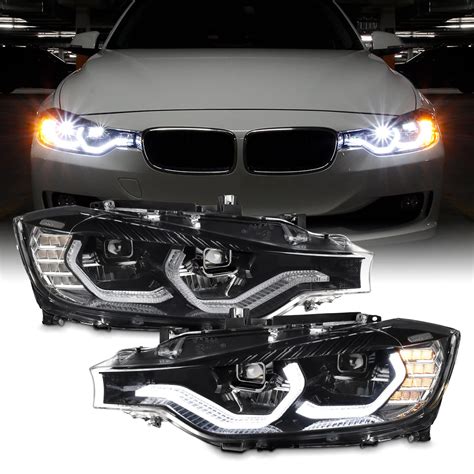 bmw f30 front lights|bmw f30 halogen to led.